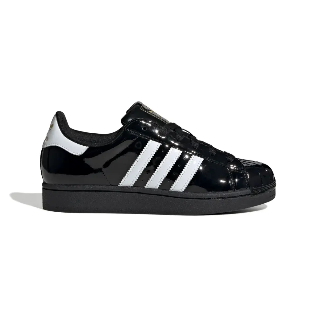 [JS4009] Superstar II Patent Leather "Core Black / Cloud White" - JS4009 (36)