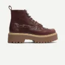 Stone Street Mid Lace Up Boot "Burgundy" - TB0A27YZEIW