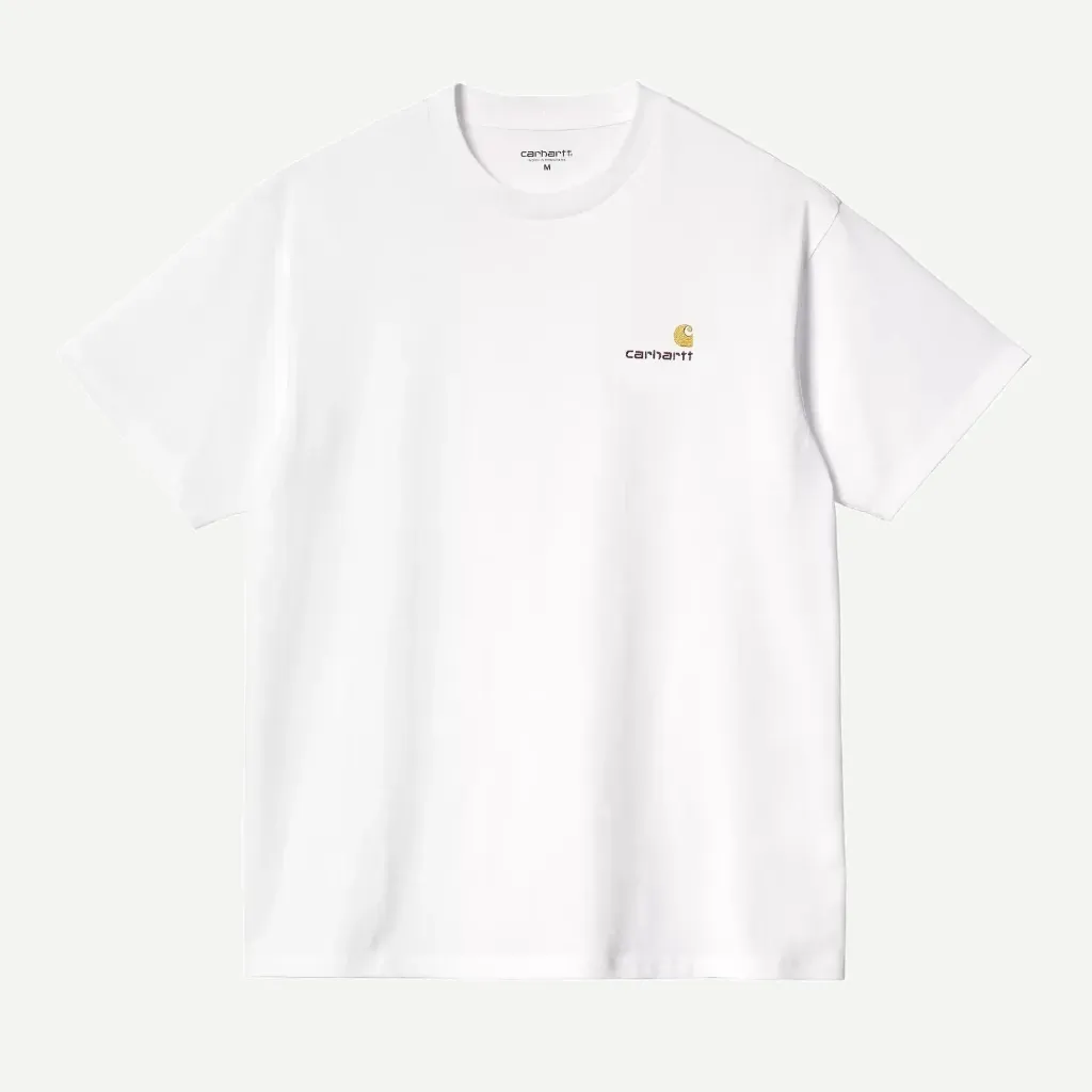 S/S American Script Tee-Shirt "White"