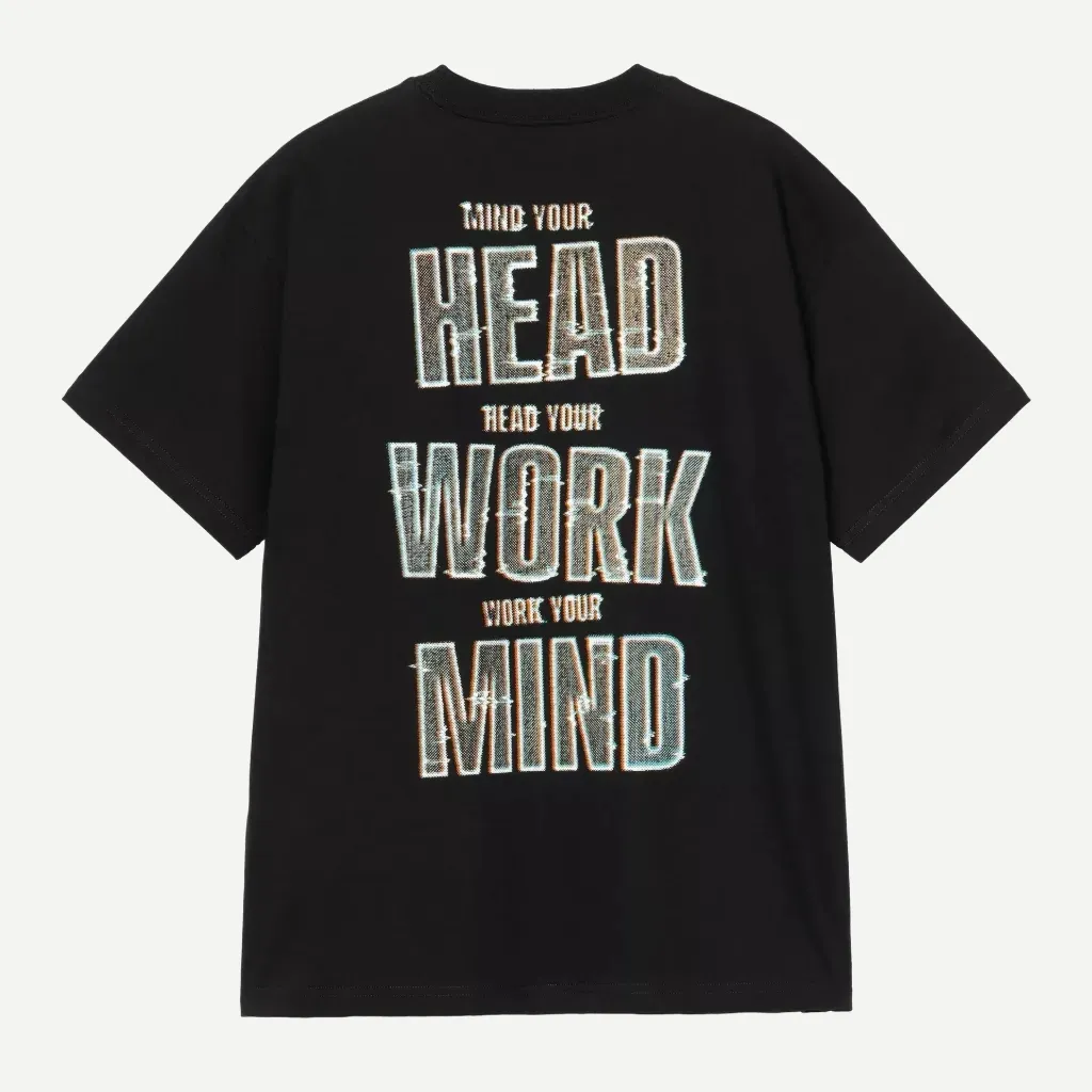 S/S Mind Your Head Tee-Shirt "Black"