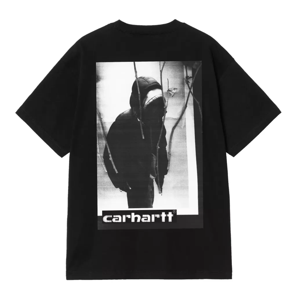 [I036001_89_XX] S/S Archive Script Tee-Shirt "Black" (XS)