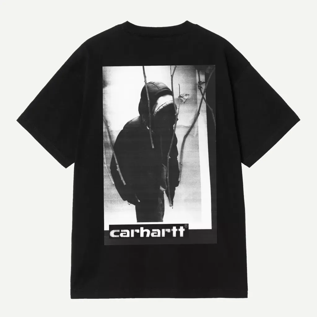 [I036001_89_XX] S/S Archive Script Tee-Shirt "Black" (XS)