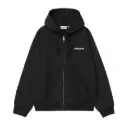 Hooded Archive Lines Jacket "Black"