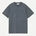 S/S Faded Pond Corps Tee-Shirt "Deep Night Heavy Stone Wash"