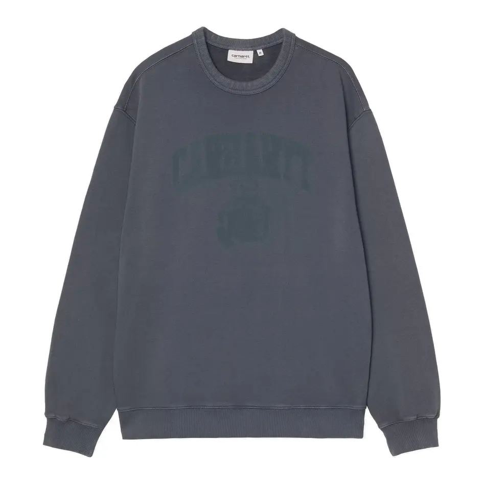 [I036065_J0_60] Faded Pond Corps Sweat "Deep Night / Heavy Stone Wash" (XS)