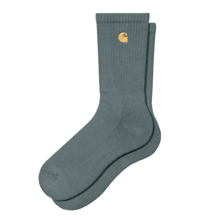 [I036747.3H4.XX] Chase Socks "Velvet Green / Gold"