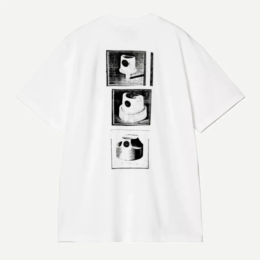 S/S Caps Tee-Shirt "White"