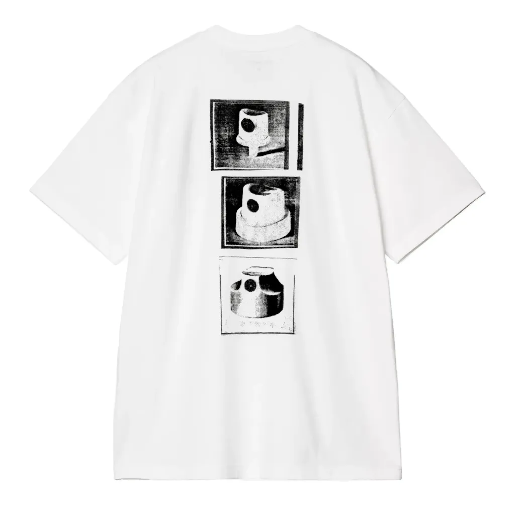 S/S Caps Tee-Shirt "White"