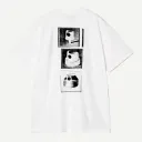 S/S Caps Tee-Shirt "White"