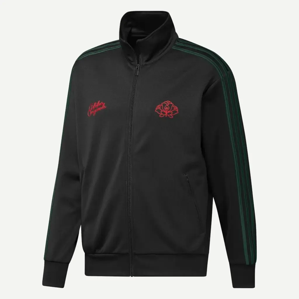 [KD0451] FIREBIRD TRACK TOP ROSES "Black / Collegiate Green" - KD0451 (XS)