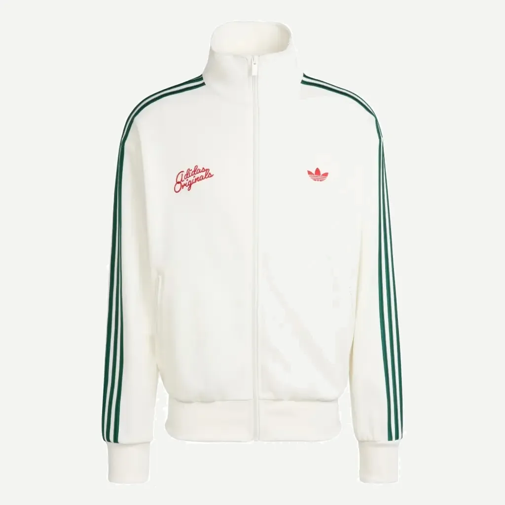 [KD6625] FIREBIRD TRACK TOP ROSES "Off White / Collegiate Green" - KD6625 (XS)