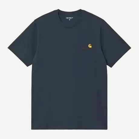S/S American Script Tee-Shirt "Deep Night"