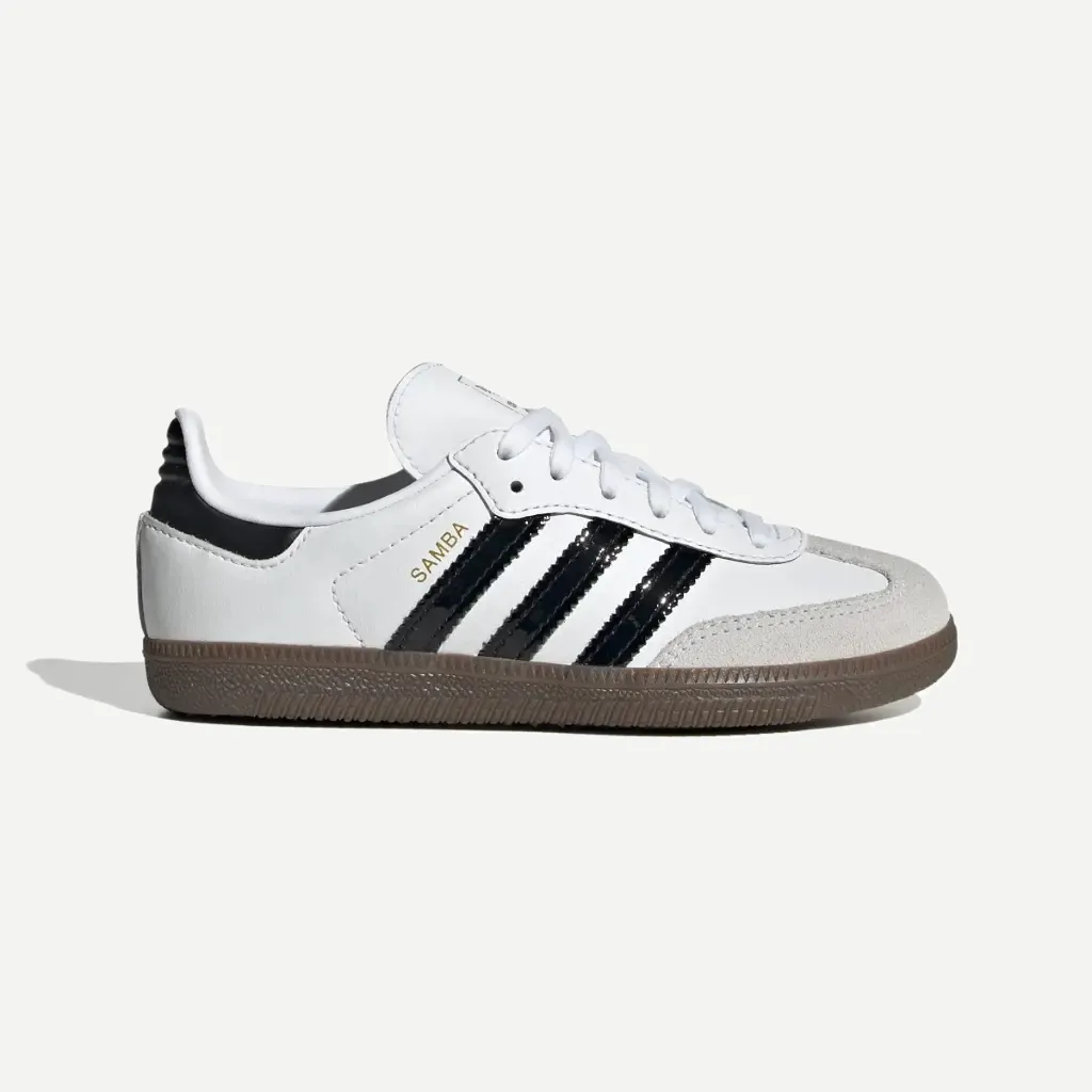 Samba OG Kids "Cloud White / Core Black" - JQ2850
