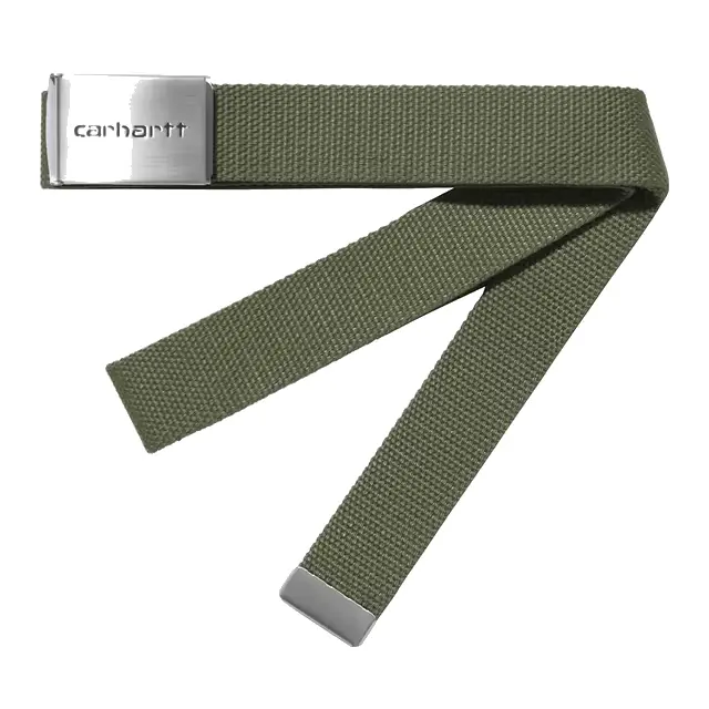 [I019176_11_XX] Clip Belt Chrome "Leaf"
