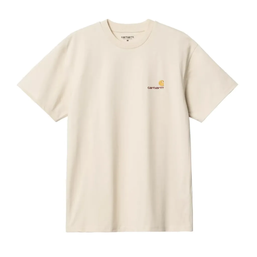 S/S American Script Tee-Shirt "Natural"