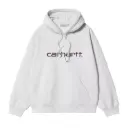 Hooded Carhartt Sweat "Ash Heather / Cozy Purple"
