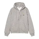 Hooded American Script Jacket "Grey Heather"
