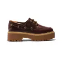 Stone Street Boat Shoe "Burgundy"