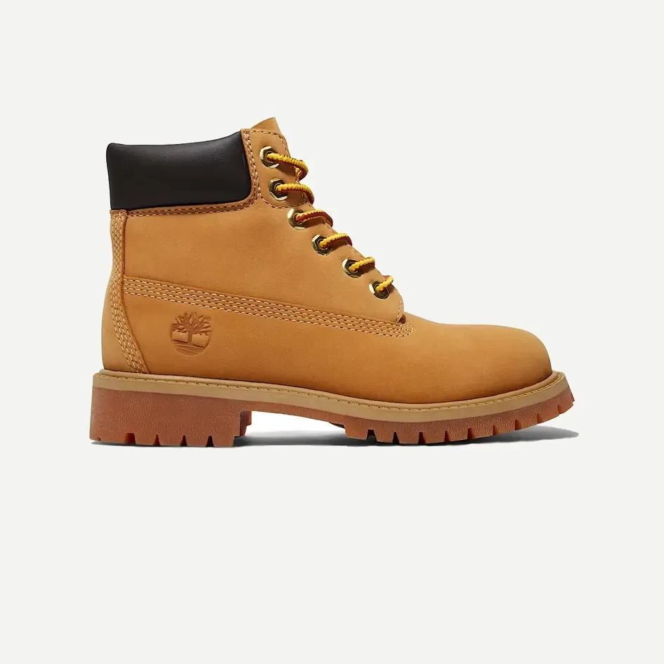 6 Inch Lace Waterproof Boot Kids "Wheat"