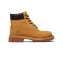 6 Inch Lace Waterproof Boot Kids "Wheat"
