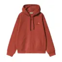 Hooded American Script Sweat "Oxide Red"