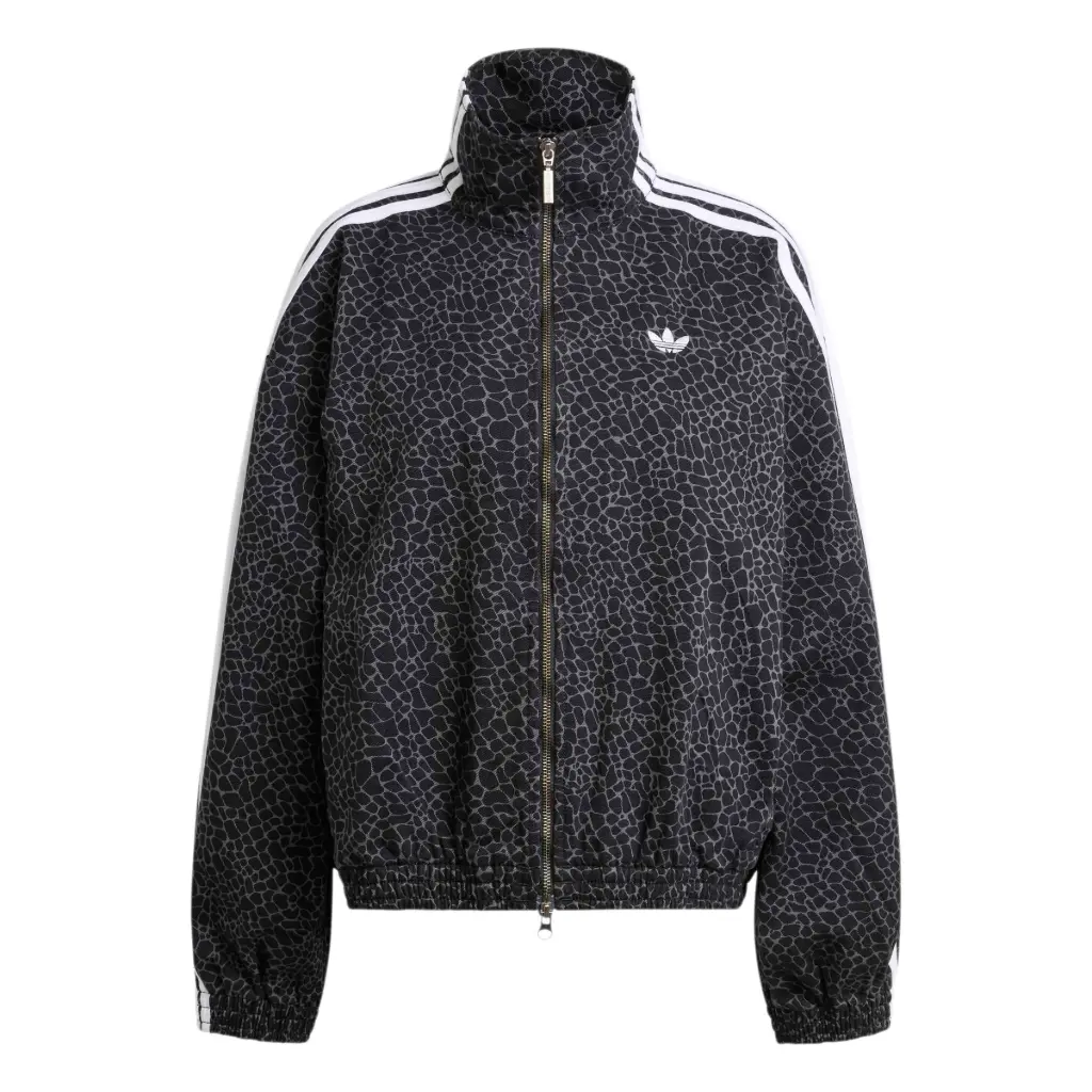 [KD8809] FIREBIRD OVERSIZED AOP DENIM JACKET "Black / Grey" - KD8809 (XS)