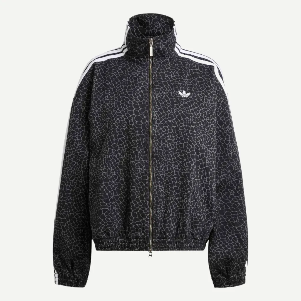 [KD8809] FIREBIRD OVERSIZED AOP DENIM JACKET "Black / Grey" - KD8809 (XS)