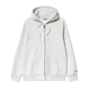 Hooded Chase Jacket "Grey Heather / gold"