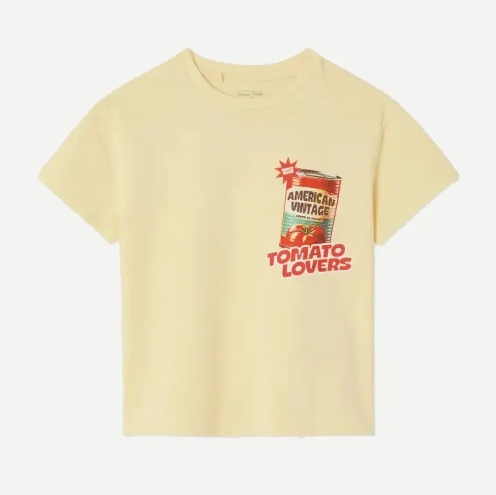 Tee-Shirt Tomato Lovers "Crème anglaise" - KFIZ02AI