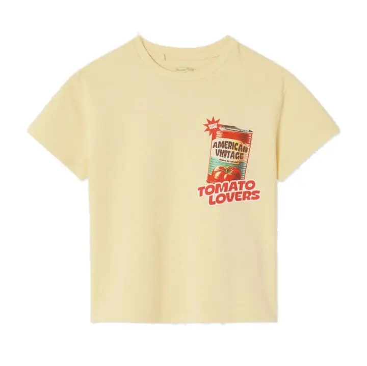 [KFIZ02AICREME] Tee-Shirt Tomato Lovers "Crème anglaise" - KFIZ02AI (5a)