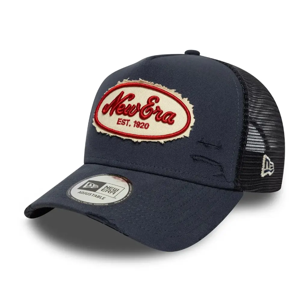 9FORTY A-Frame Trucker Canvas Distressed "Navy"