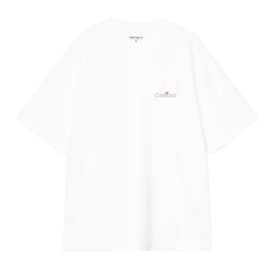 [I036180_02_XX] S/S WIP Label T-Shirt "White" (XS)