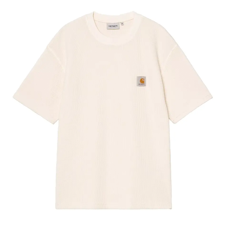 [I036185_05_GD] S/S Nelson Waffle T-Shirt "Natural" (XS)
