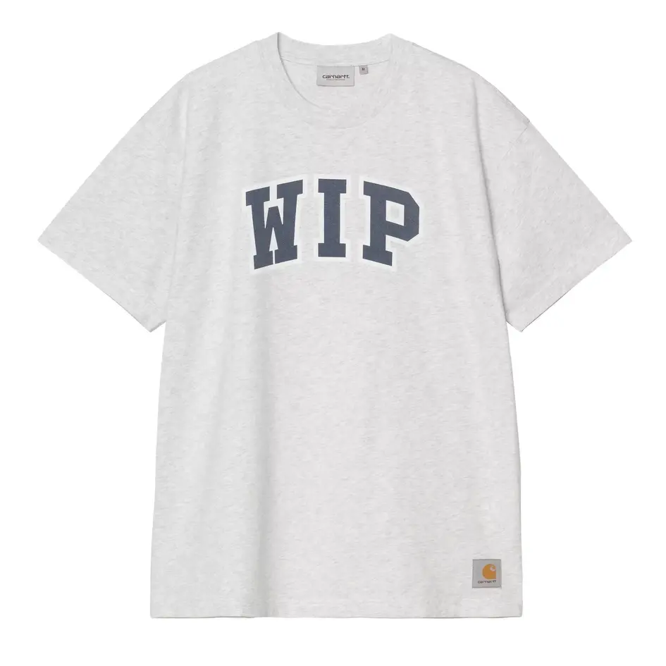 [I036193_482_60] S/S WIP III T-Shirt "Ash Heather" Heavy Stone Wash (XS)