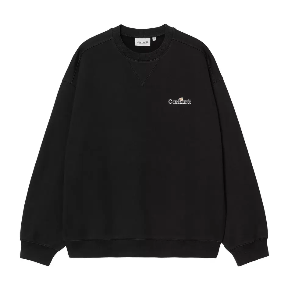 [I036346_89_XX] WIP Label Sweat "Black" (XS)