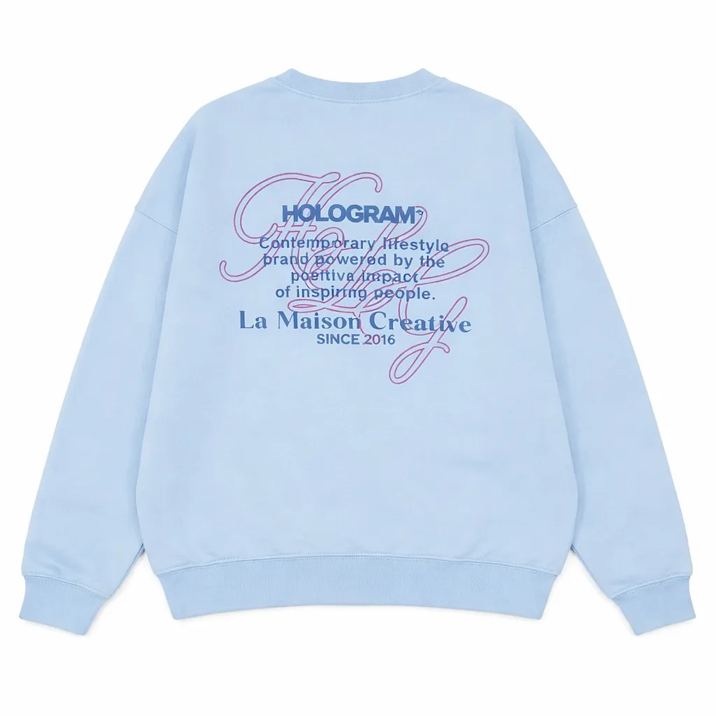 Crewneck Streetwear "Art Blue" - AR00673