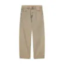 Landon Pant Garment dyed "Blue / Leather"