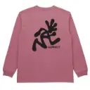 Running Man Long Sleeve Tee "Red Pigment"