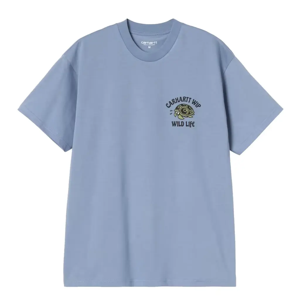 [I036253_3HX_XX] S/S Wild Life T-Shirt "Gentle Blue" (XS)