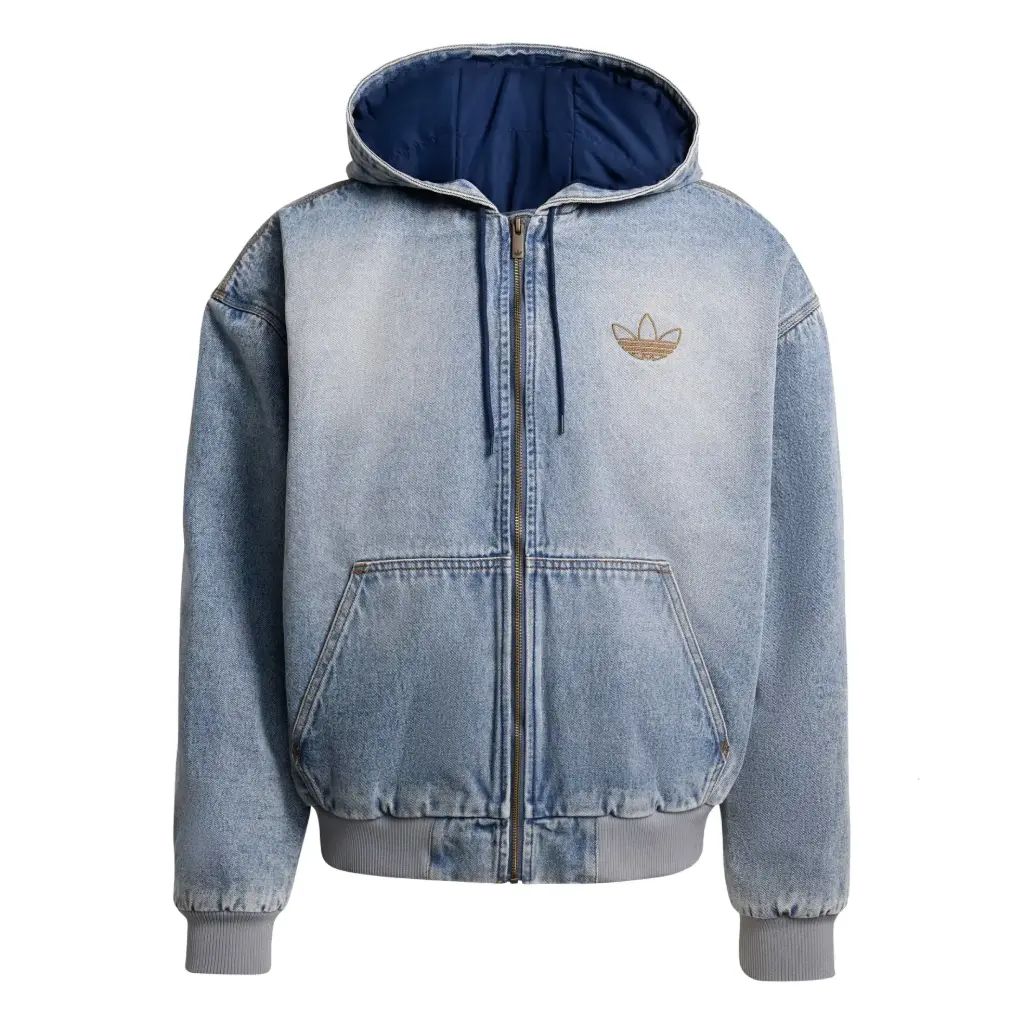 DENIM PADDED JACKET "Indigo Denim" - KE0131