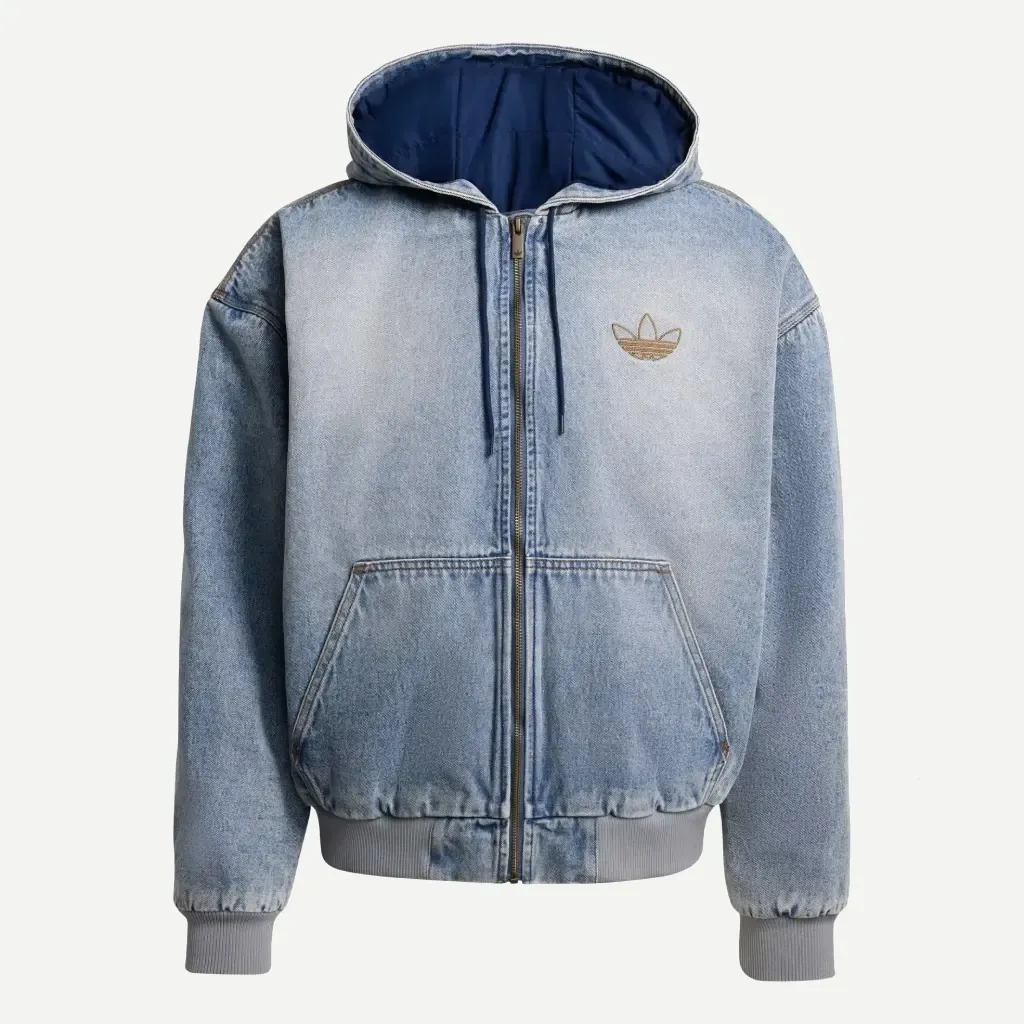 [KE0131] DENIM PADDED JACKET "Indigo Denim" - KE0131 (XS)