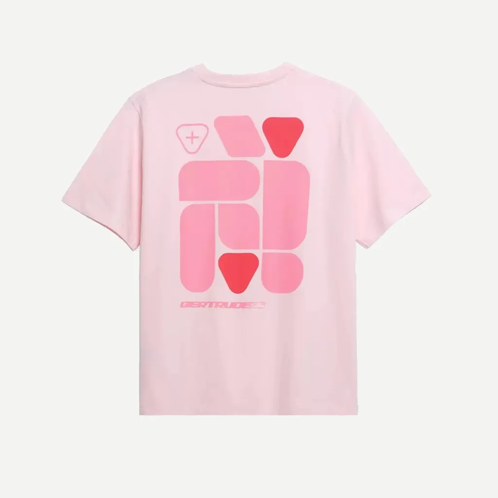 [E26LITLEONCEGEOBLUSH] Tee-shirt Little Leonce Geometry "Blush" - E26LITLEONCEGEO (8Y)