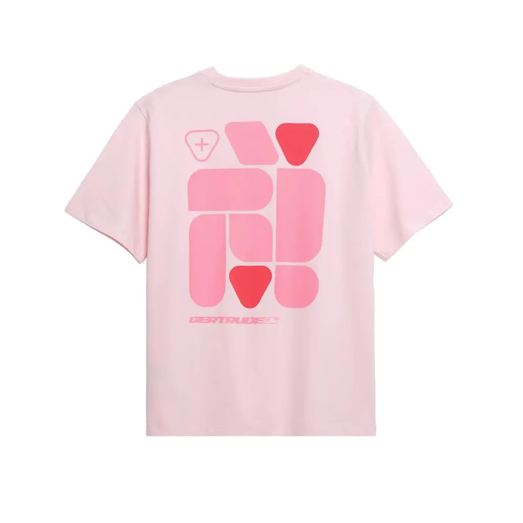 [E26LITLEONCEGEOBLUSH] Tee-shirt Little Leonce Geometry "Blush" - E26LITLEONCEGEO (8Y)