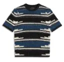Kente Stripe Knit Shirt "Woodland Grey" - 2610006