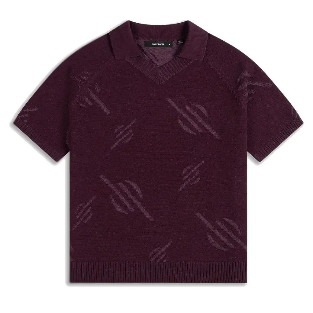 [2610038] Monogram Polo Knit "Potent Purple" - 2610038 (S)