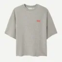 Sweat Manches Courtes NYZZOW "Gris Chiné" - MNYZ03B