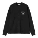 Eightynine Waffle L/S T-Shirt "Black / White"