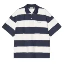 Delray Polo S/S "Delray Stripe / Blue"