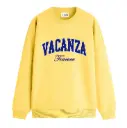 Vacanza College Sweater "Sunshine Yellow" - OVC-S115-SYEL