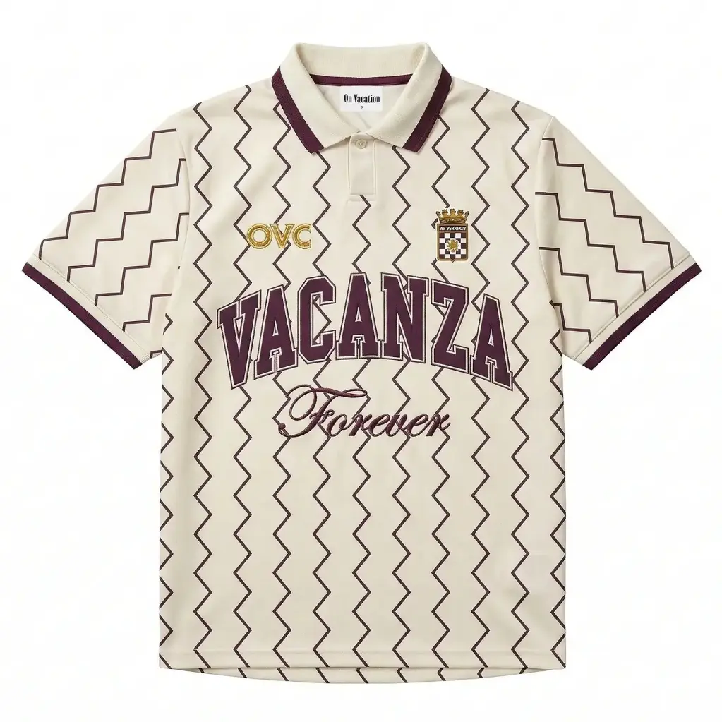 [OVC-T245-BEI] Vacanza Soccer Jersey "Beige" - OVC-T245-BEI (S)